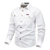 Men's Long Sleeve Cotton Workwear Shirt