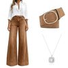 Vintage High-Waisted Wide-Leg Jeans