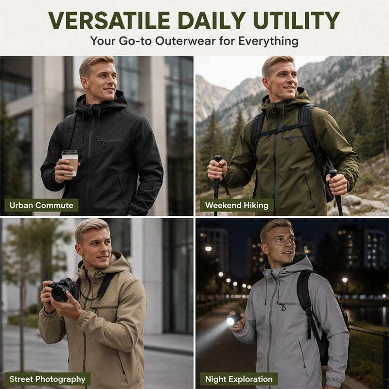 Waterproof Outdoor Hooded Jacket