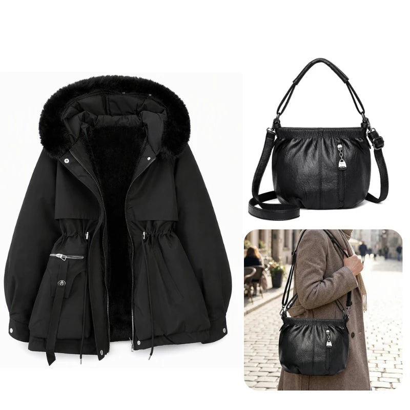Longline Lapel Winter Coat