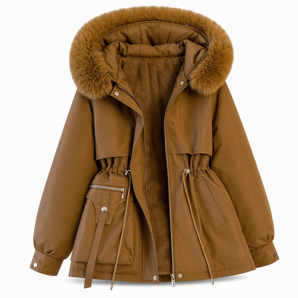 Longline Lapel Winter Coat