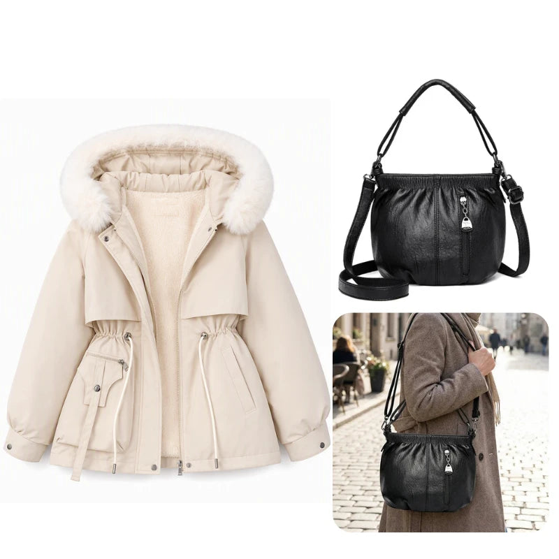 Longline Lapel Winter Coat