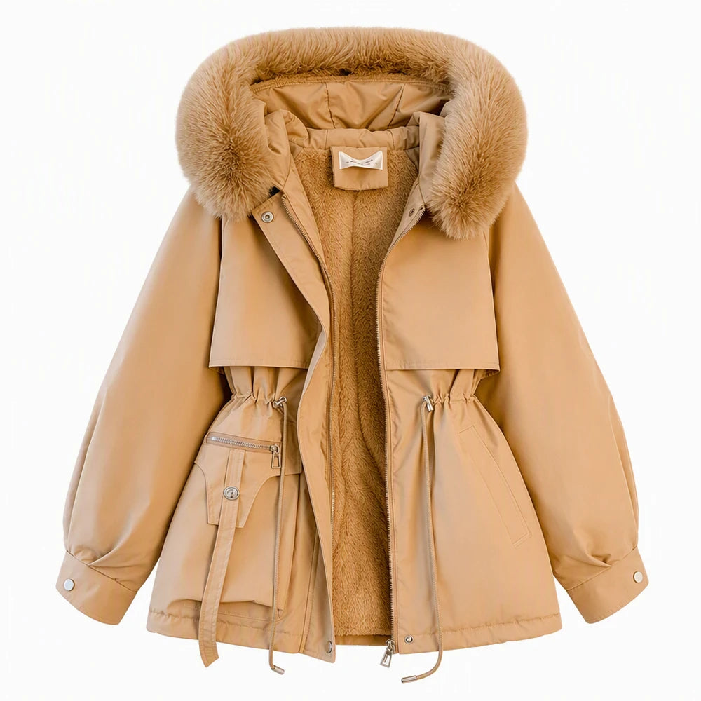 Longline Lapel Winter Coat