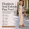 Patterned Three Piece Elegant Women Set