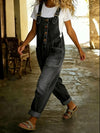 Vintage Loose Denim Bib Overalls