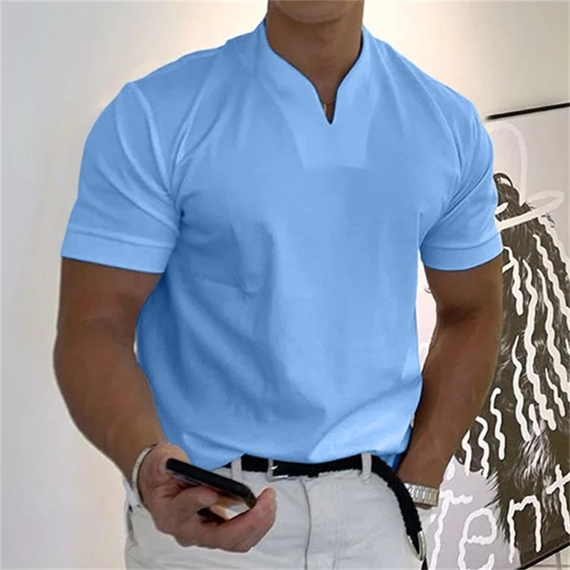 ✨Men Gentlemans Business Short Sleeve Fitness T-shirt