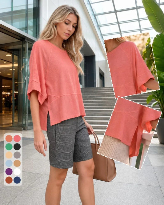 🔥Women's Relaxed Bell Sleeve Everyday Top