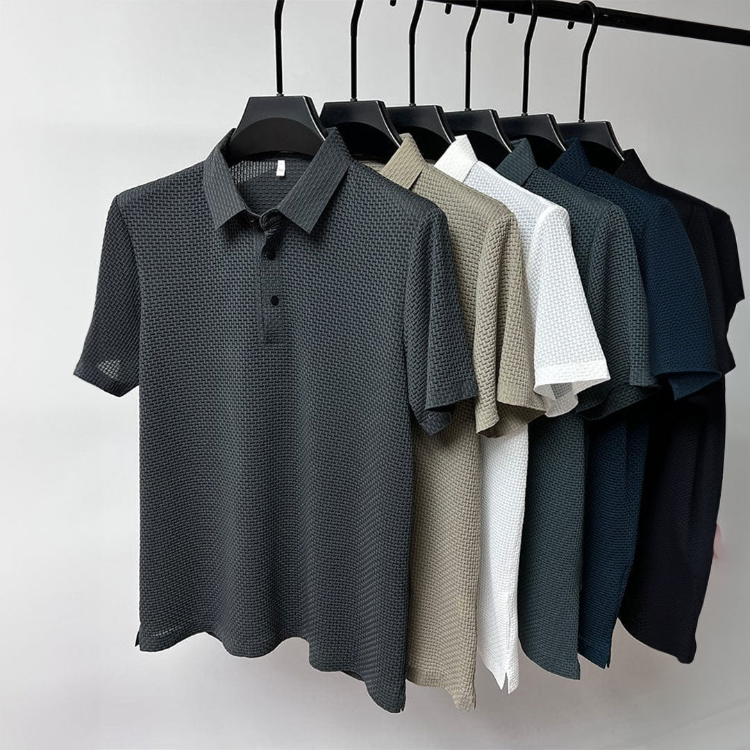 Men's polo shirt color collection