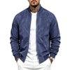 Men's Suede Bomber Jacket