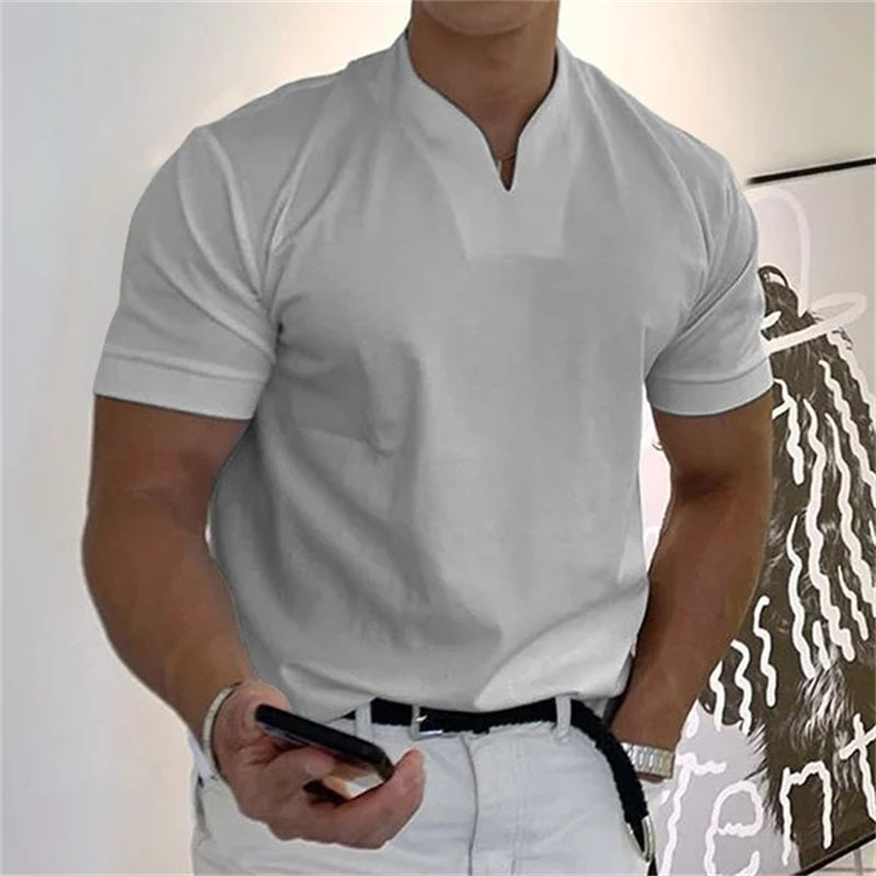 ✨Men Gentlemans Business Short Sleeve Fitness T-shirt