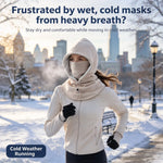 Integrated Flannel Warm Face Mask Hat