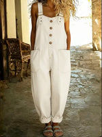 Vintage Loose Denim Bib Overalls