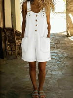 Vintage Loose Denim Bib Overalls