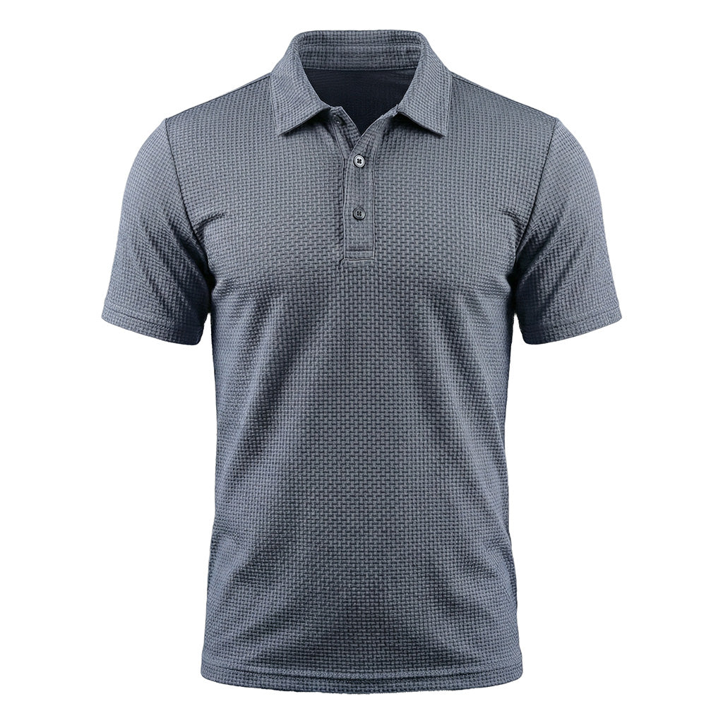 Men's Ultra-Comfort Stretch Polo Shirt - Silverwood Gray
