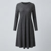 💎🧶 New Arrivals – Long-Sleeved Fall Dresses with Square Necklines for Women