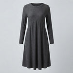 💎🧶 New Arrivals – Long-Sleeved Fall Dresses with Square Necklines for Women