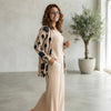 Patterned Three Piece Elegant Women Set
