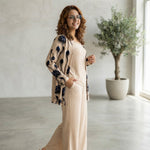 Patterned Three Piece Elegant Women Set