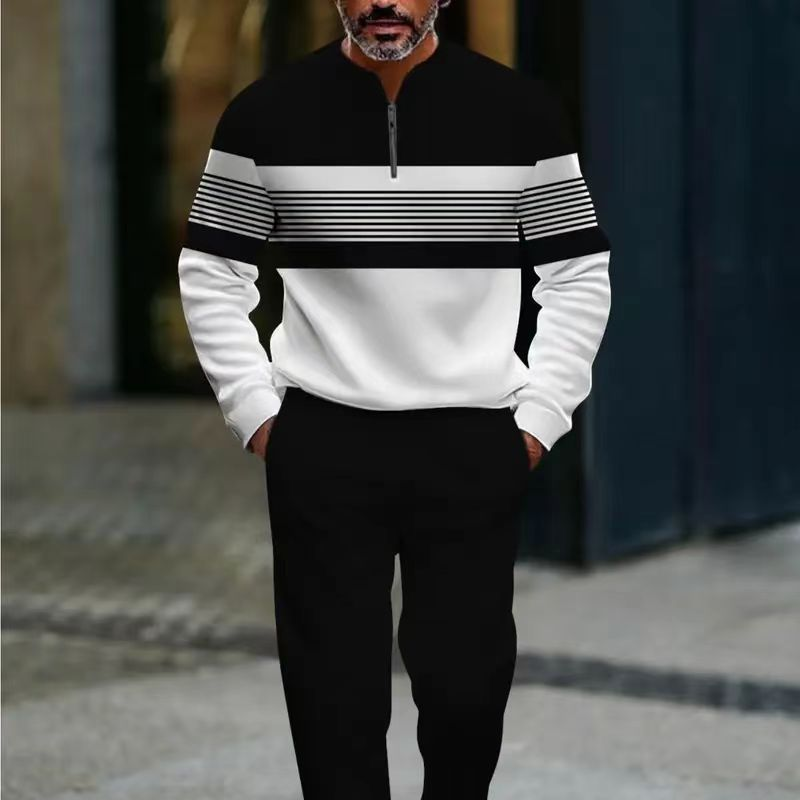 👕 60% OFF NOW! 🔥 Men's Graphic Print Pullover & Pants Set – Street Style, Comfort Fit & Casual Look 👖 - image 4